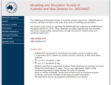 Tablet Screenshot of mssanz.org.au